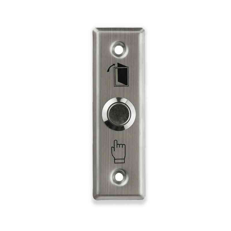 Roestvrijstalen schakelaar-deur exit-knop, push to open, home release met led-licht
