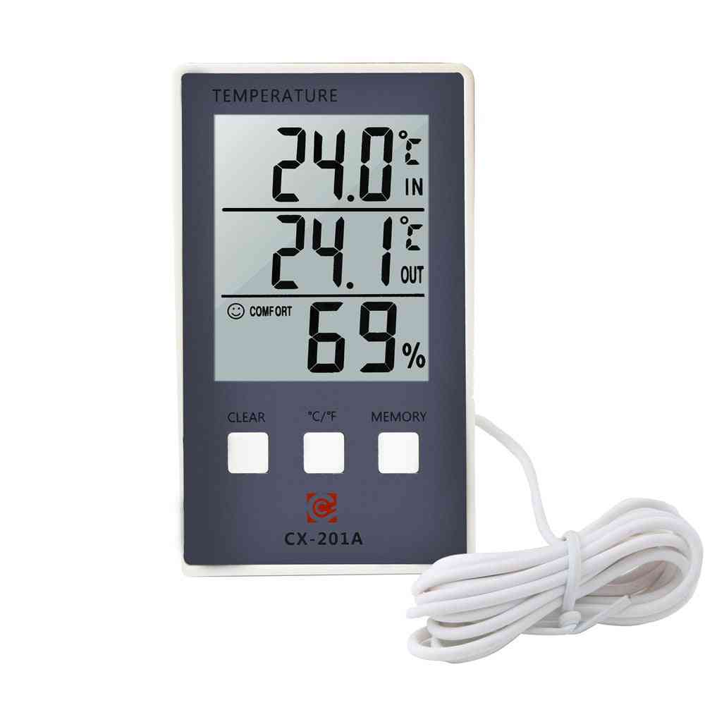 Indoor, Outdoor Temperature Humidity Digital Thermometer Hygrometer