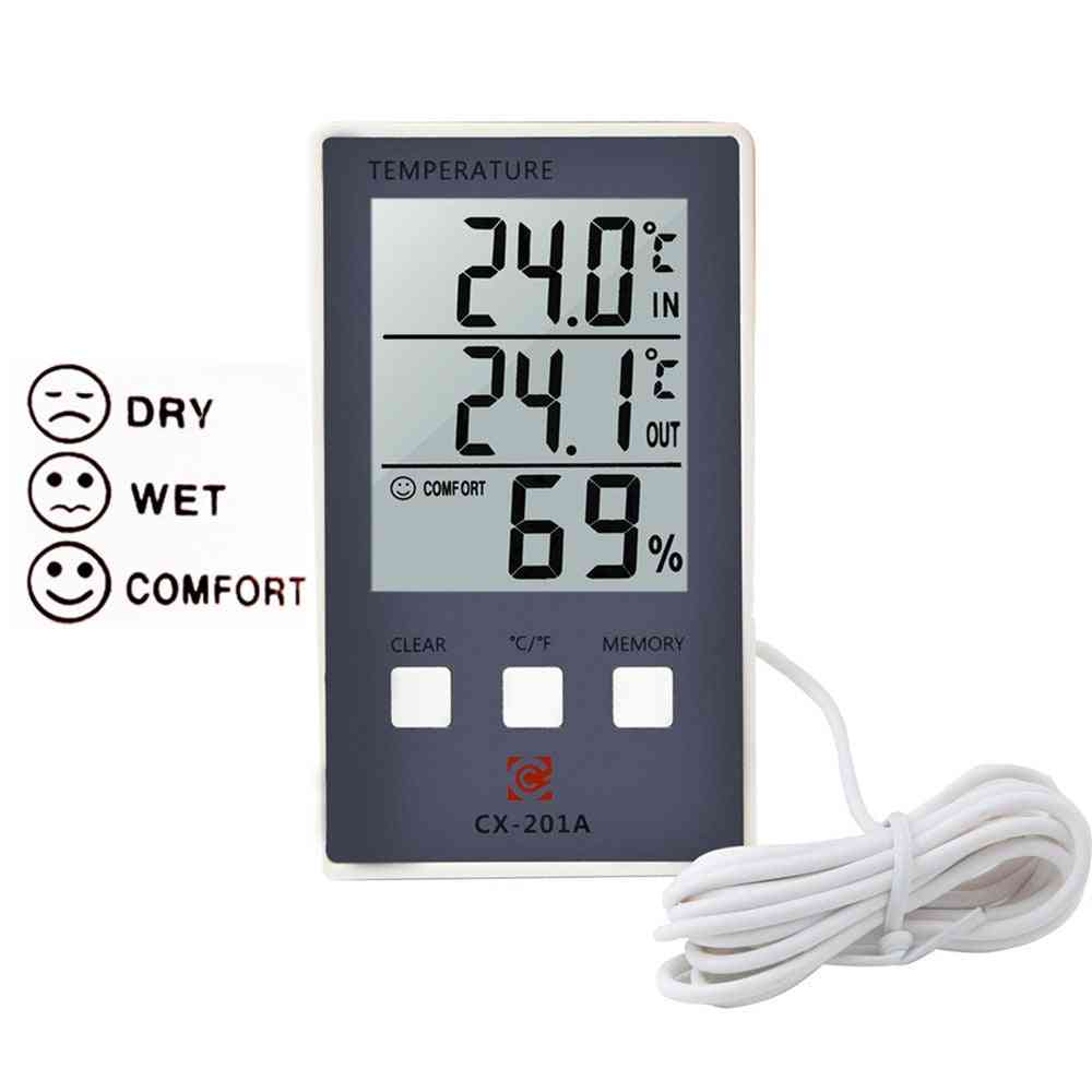 Indoor, Outdoor Temperature Humidity Digital Thermometer Hygrometer