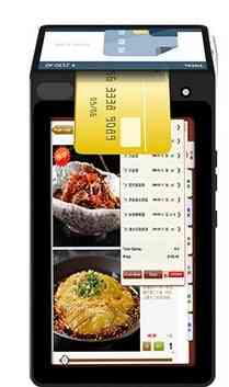 Restaurant dual lcd android 3g nfc qr code rfid gprs touch screen wifi bluetoothtf card pos terminal