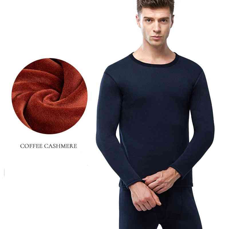 Men Thermal Underwear Set, Heated Long Johns Winter Inner Wear