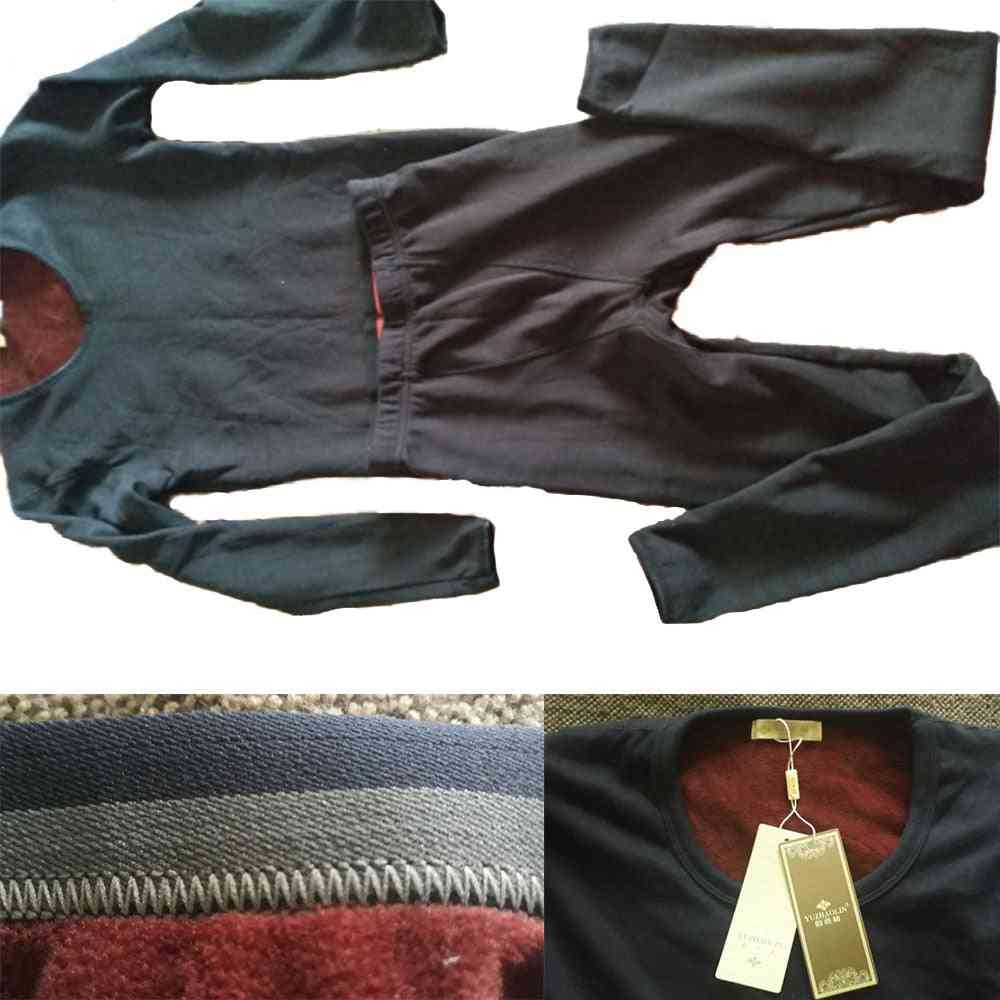 Conjunto de roupa íntima térmica masculina, johns longos aquecidos, roupa interior de inverno
