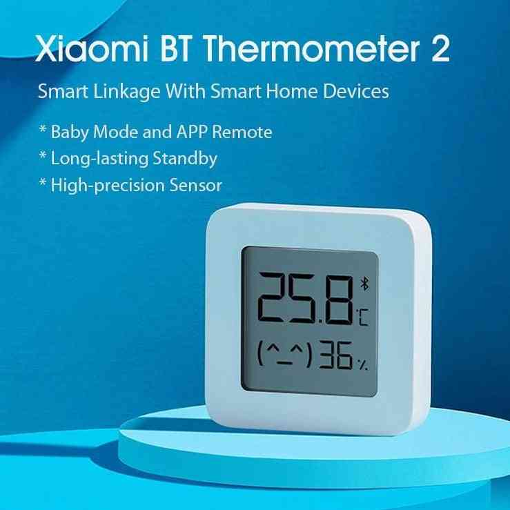 Inteligentny elektryczny cyfrowy termometr bluetooth 2 współpracuje z aplikacją mijia