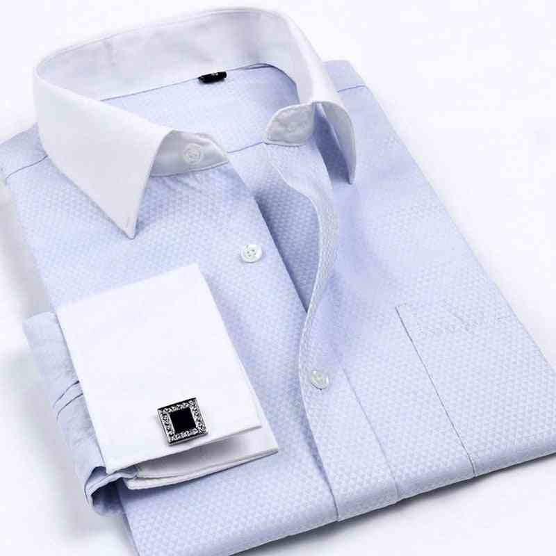 Men's Long Sleeve With French Cufflinks Shirts