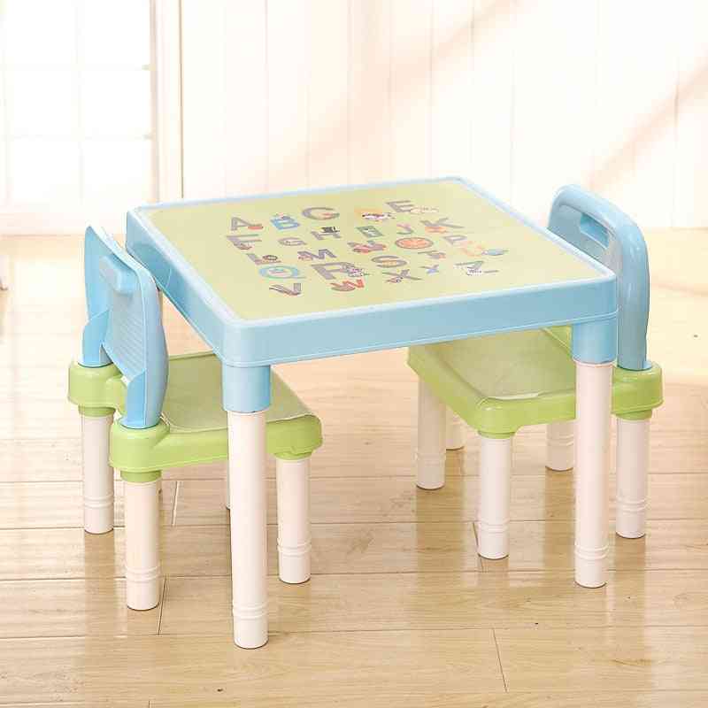 Tables d'apprentissage pour bébé avec ensemble de chaises