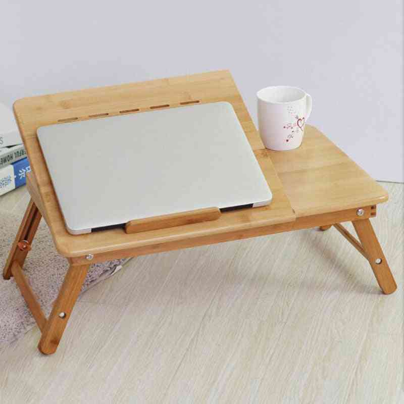Portable Folding Bamboo Laptop Table Desk