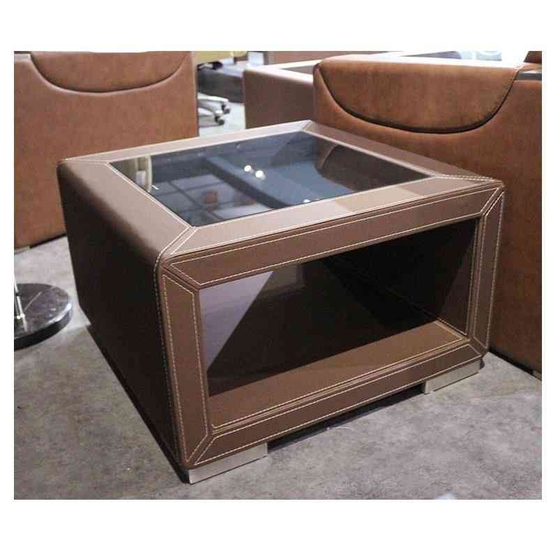Genuine Leather- Luxury Office, Living Room, Sofa & Coffee Table Set