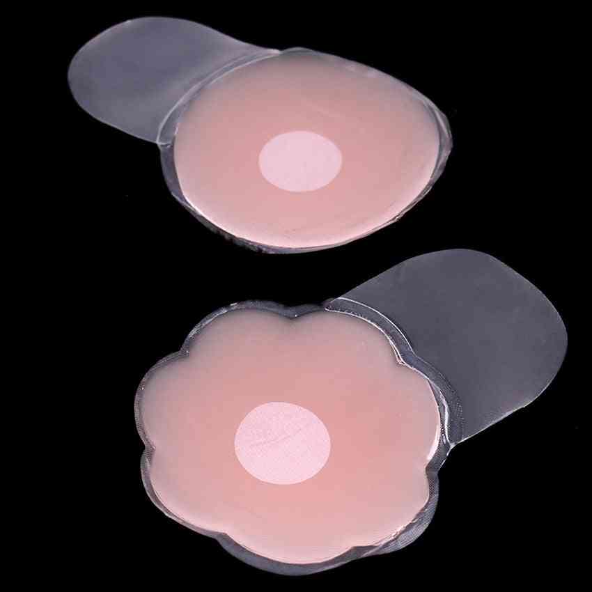 Cool Reusable Self Adhesive Silicone Lift Up Breast Nipple Cover Bra Pad