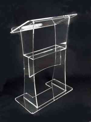 Stable Beautiful Firm Modern Design Cheap Acrylic Lectern