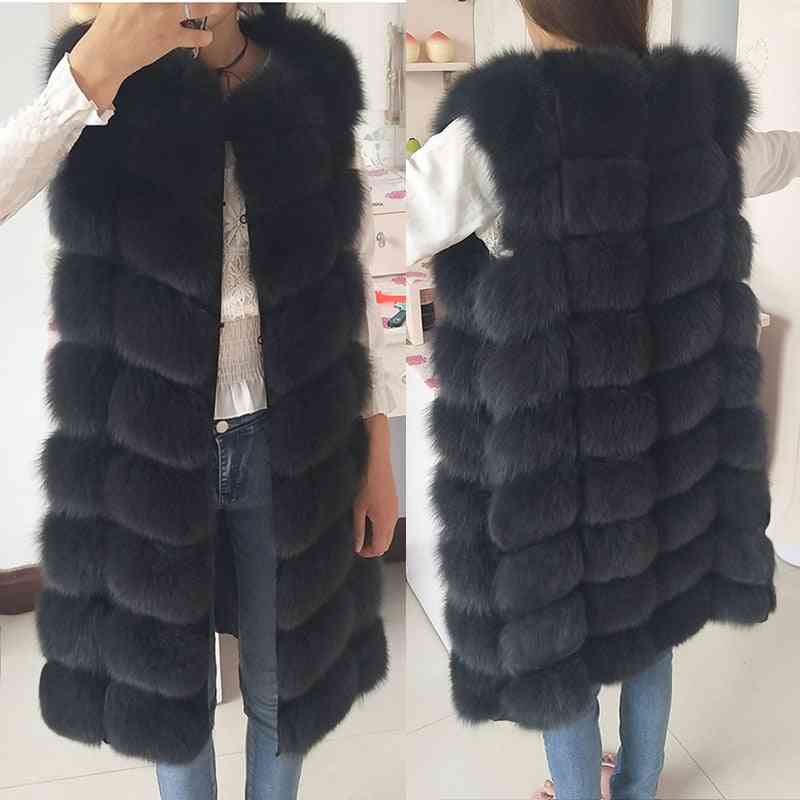 Long Fur Coats / Vest Jacket
