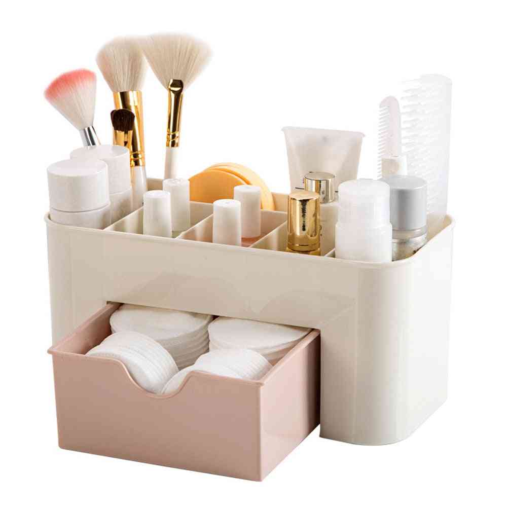 Plastic Cosmetic, Drawer Makeup, Jewelry Storage Box