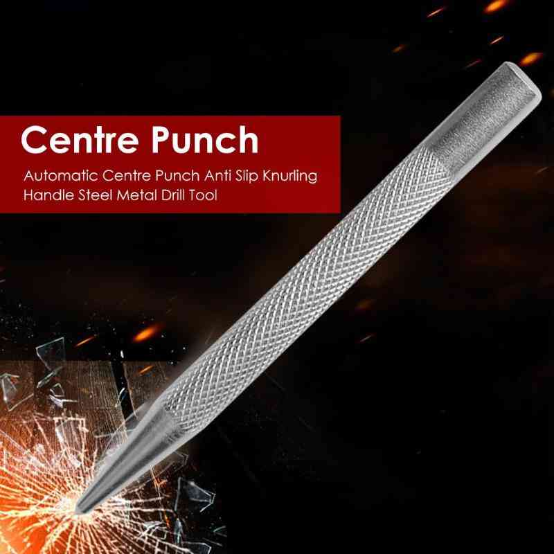 Super forte alça antiderrapante aço mola de metal broca de marcação de punção central