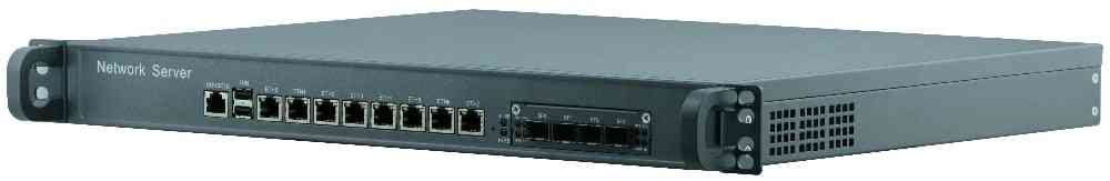 8 LAN Firewall Intel Core i5 6500 für Pfsense mit 1u Rackmount Fall 4 SFP-Ports