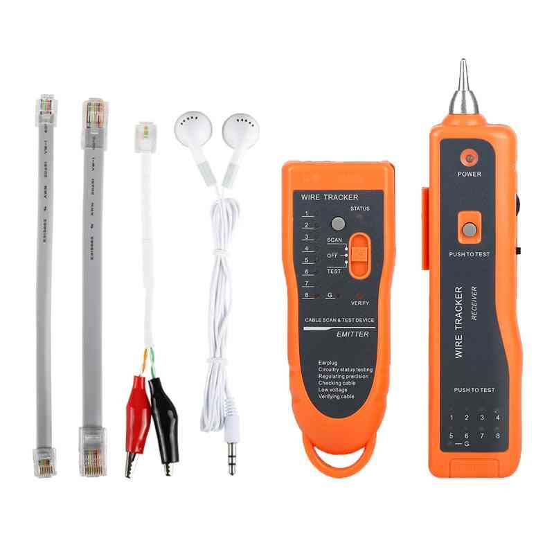 Lan Network Cable, Tester Detector Line, Finder Telephone Wire, Tracker Tone Tool