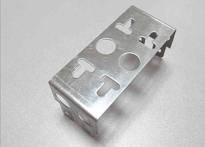 Thickened Stainless, 2-units Iron Frame For Telephone Snap-in Terminal Block
