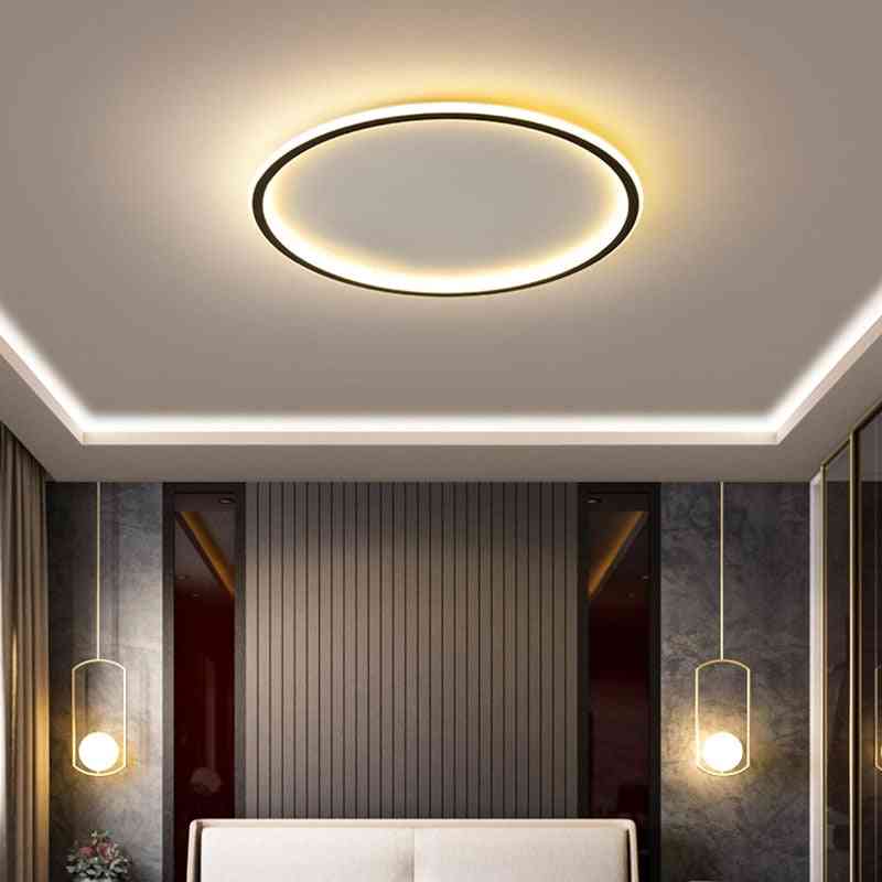 Zářte moderní, ultratenké lustrové stropní svítidlo do obývacího pokoje, ložnice