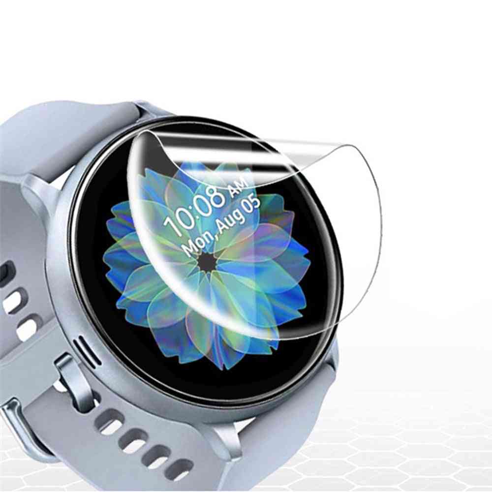 Ochranná fólie, hodinky aktivní, měkké proti bublinám, ochranný kryt 3D hrany obrazovky