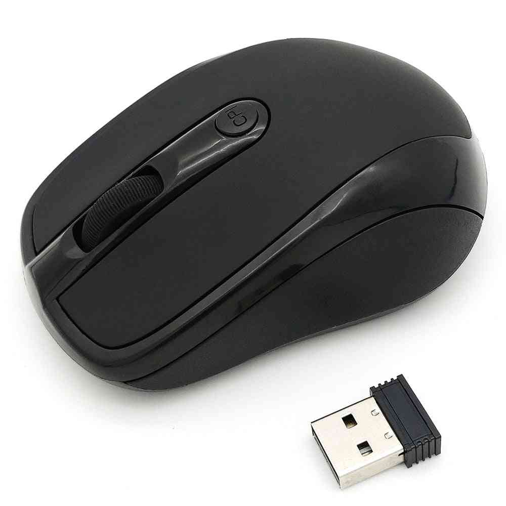 Usb Wireless, Adjustable Receiver, Optical Computer Mouse