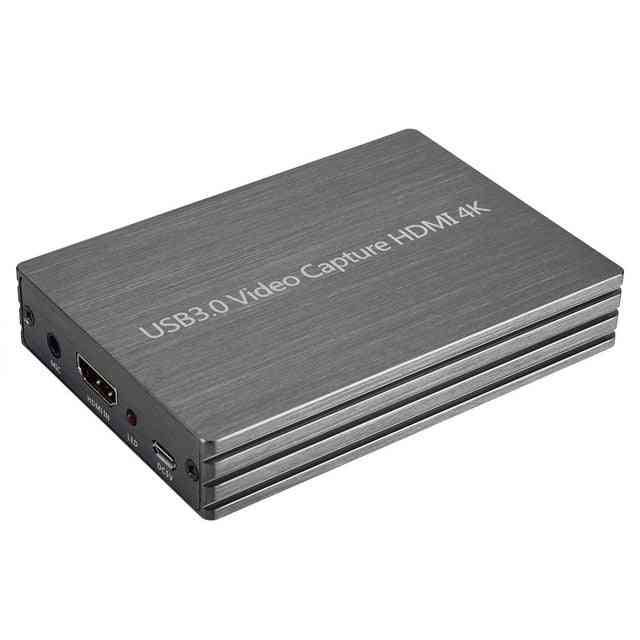 4k 1080p Hdmi To Usb 3.0 Video Capture Card For Live Stream Broadcast