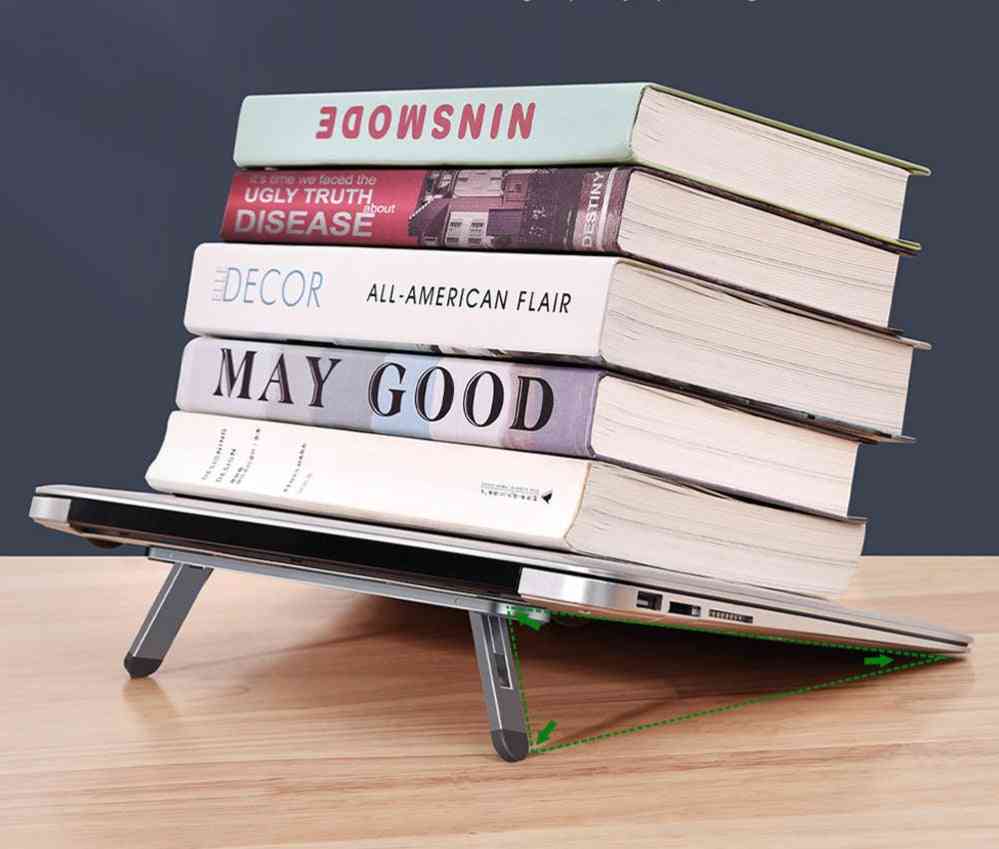 Foldable, Portable Holder Cooling Stand For Laptop, Notebook, Tablet Accessories