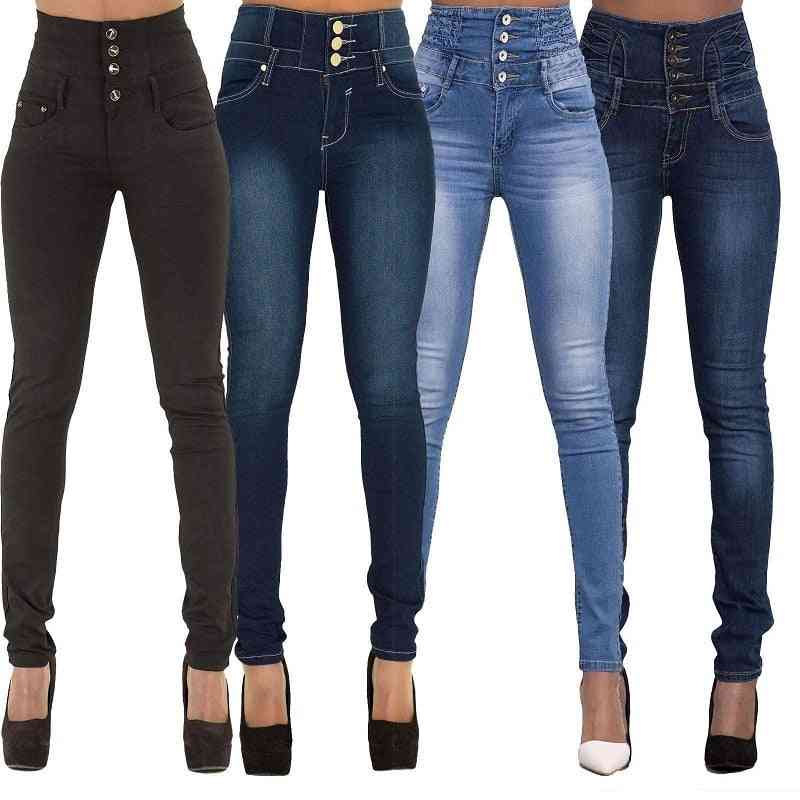 מכנסי עיפרון ג'ינס אישה