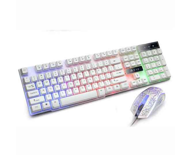 Retro Usb Rgb Gaming Wired Keyboard For Game Lol