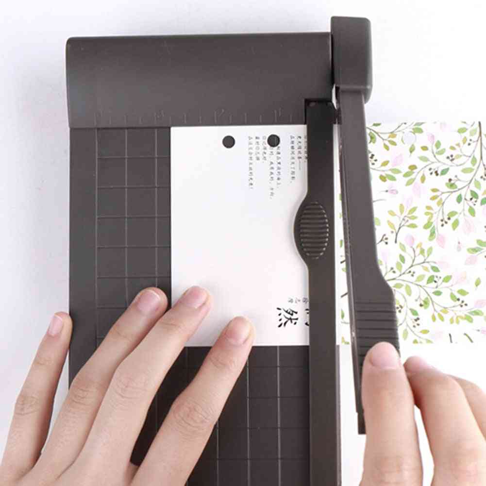 Portable A5 Paper Trimmer, Built-in Ruler Cutting Tools Machine