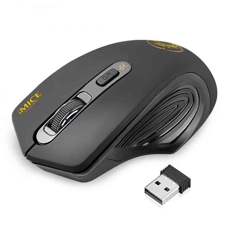 2000 Dpi Optical Gamer Mouse, Noiseless, Wireless For Pc Laptop