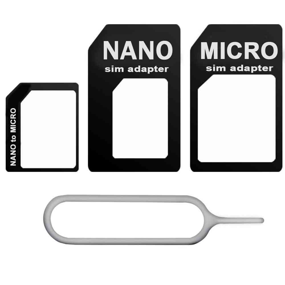 Nano sim-kort till mikro-standardadapter för smartphones