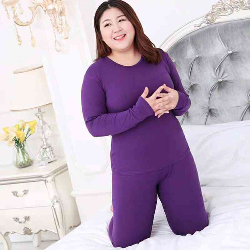 Winter Clothes, Long Sleeve ,thermal Solid Warm Underwear