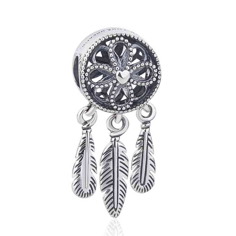 Feather Ferris Wheel Pendant, Charms Bracelets, Diy Women Jewelry Accessories