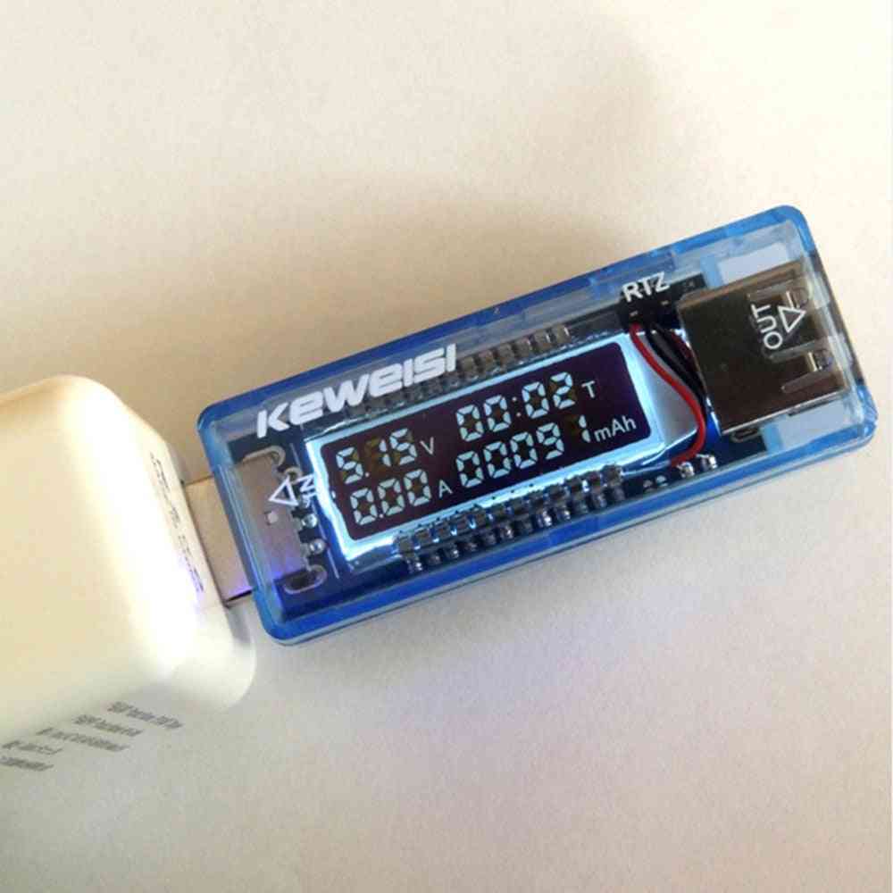 Usb Detector Current Voltage, Charger Capacity, Plug & Play Power Bank, Tester Meter