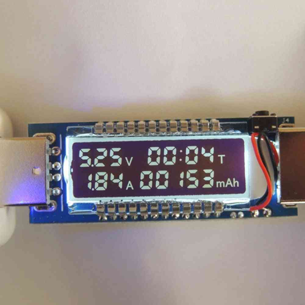 Usb Detector Current Voltage, Charger Capacity, Plug & Play Power Bank, Tester Meter