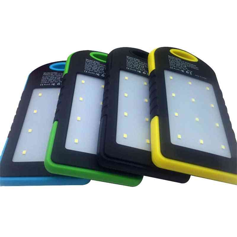 Solar Mobile Power Bank Case With 2 Usb Port