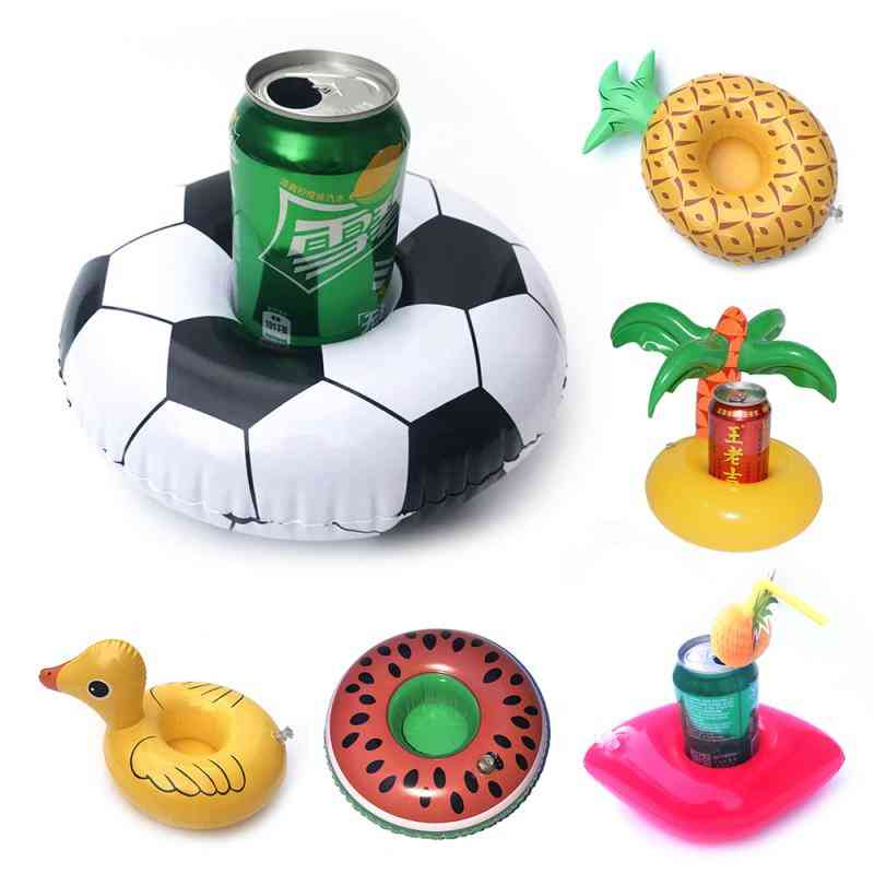 Mini bandeja flutuante para copos e porta-bebidas - piscina de verão, montanha-russa de brinquedo