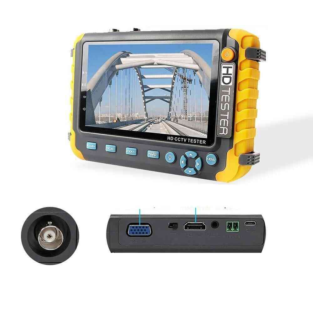 8mp Cctv Camera Video Tester, Mini Monitor