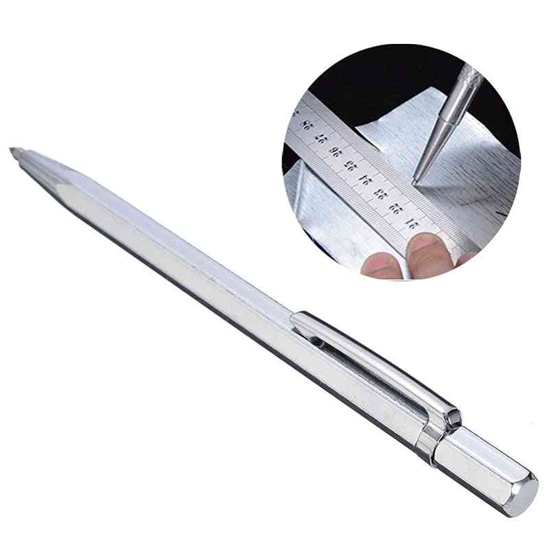 Carbide Tip Scriber Pen Diamond Metal Marking Engraving Tool