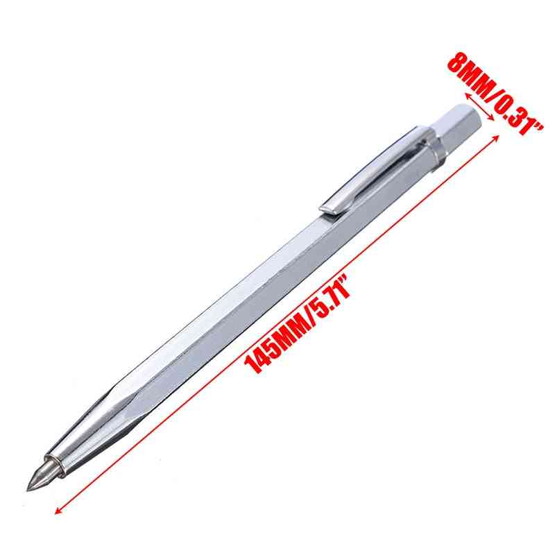 Carbide Tip Scriber Pen Diamond Metal Marking Engraving Tool