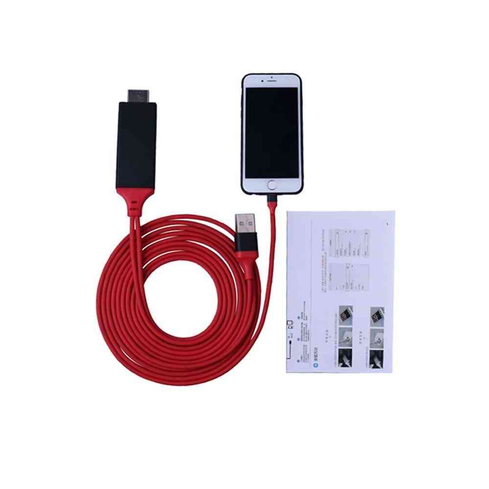 Hdmi Cable Lighting To Avhdmi Hdtv, 8-pin Digital Adapter