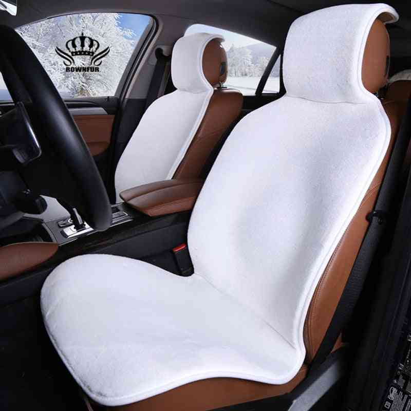Winter Faux Fur- Interior Artificial, Car Seat, Cushion Cover
