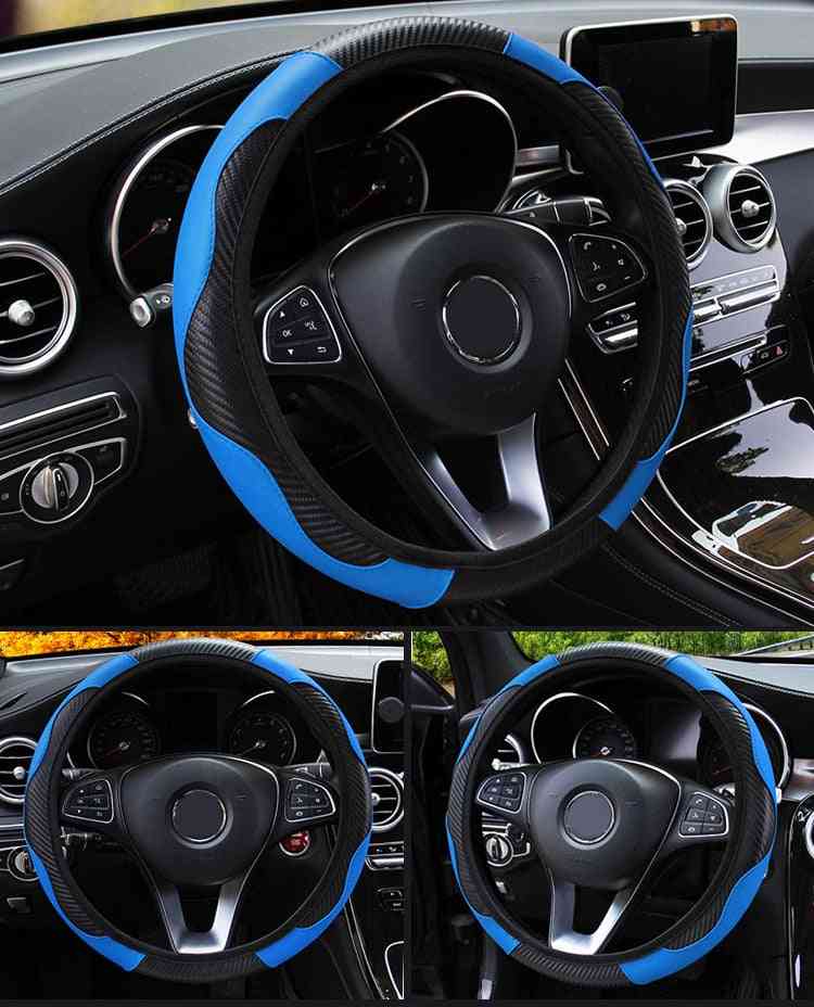 Anti Slip Pu Leather Steering Wheel Covers