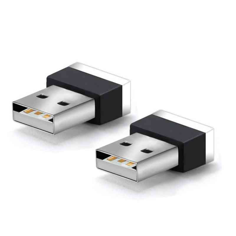 Mini-USB-ledd, bilinredning ljus neon omgivande dekoration - rörlampa