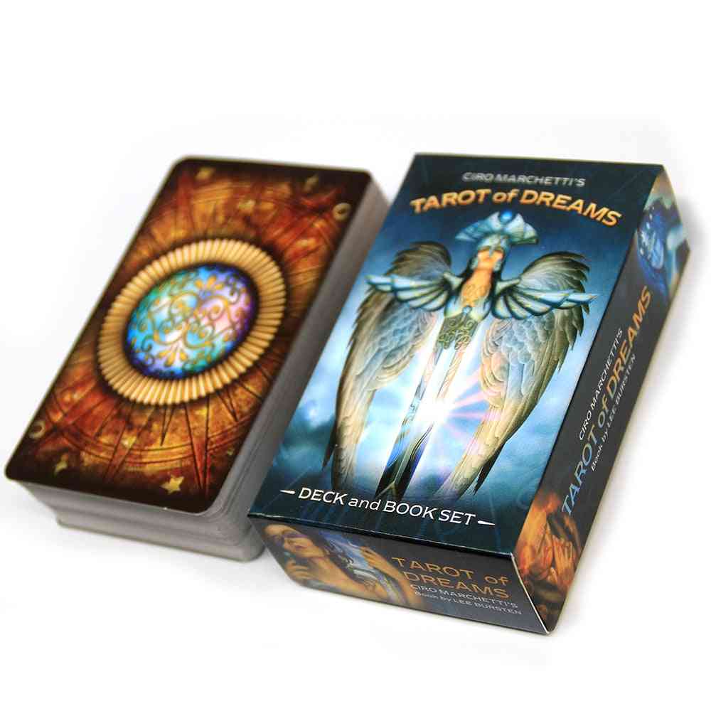 78 Tarot Of Dreams English 83 Cards Fortune Telling Marchetti Deck Divination Book Set