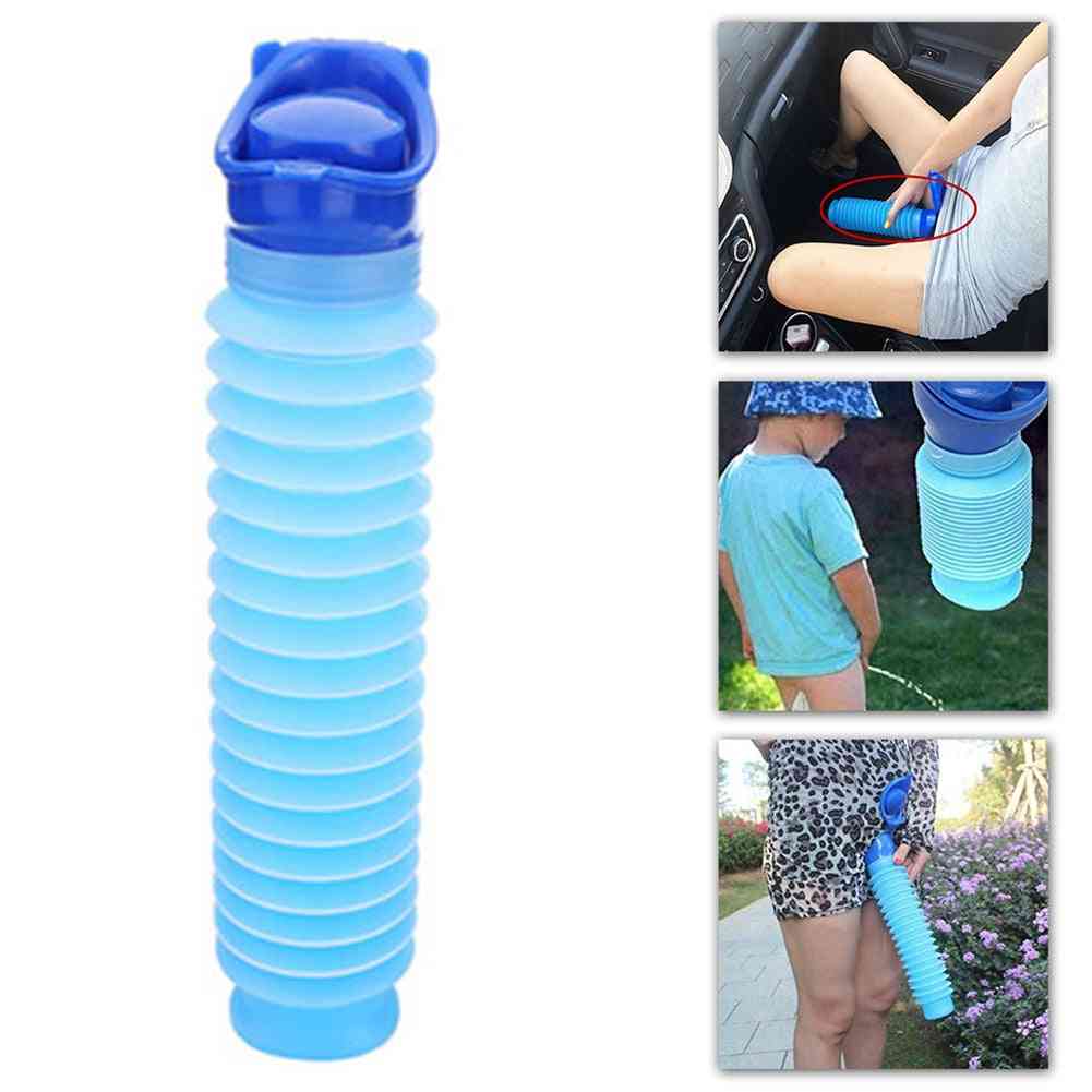 Portable- Mobile Urinal, Toilet Aid Bottle (blue)