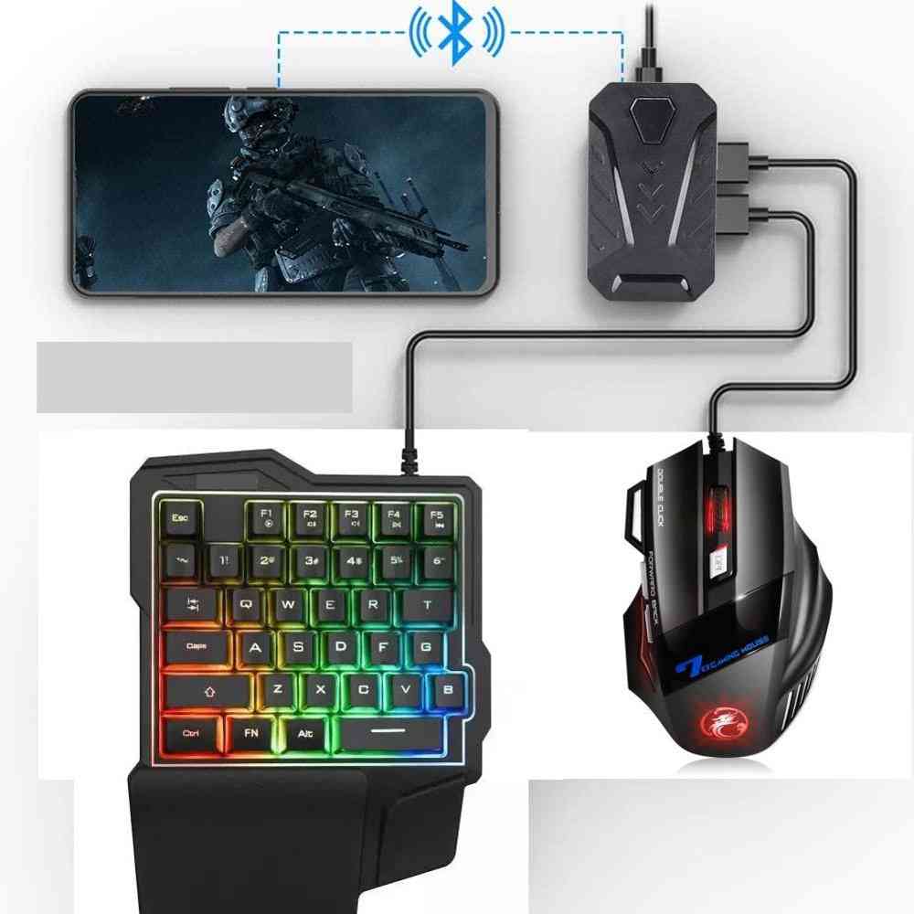 3 In 1 Bluetooth Gaming Keyboard Mouse Converter Combo