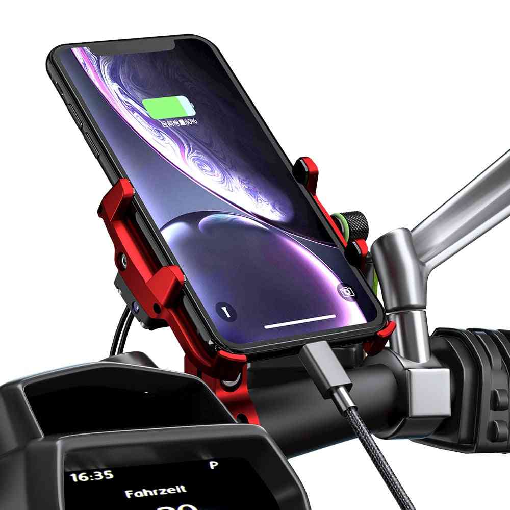 Pevný držák navigace pro telefon na motocyklu
