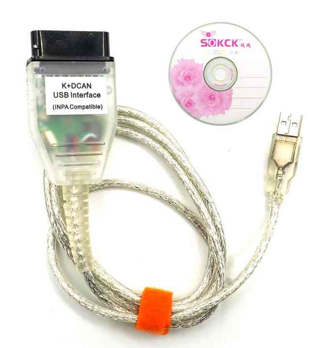 Vstm pour inpa k+can avec puce ft232rl, interrupteur - accessoires de diagnostic automobile