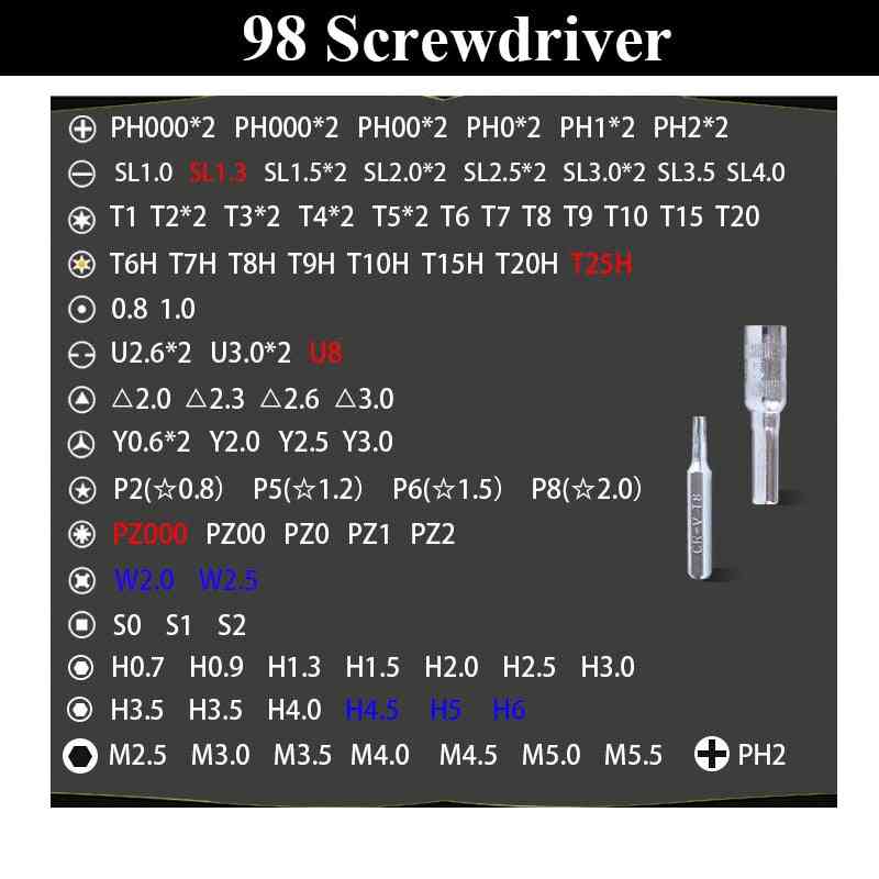 Mini Precision Screwdriver, Multi Computer Pc / Mobile Phone Device Repair Tools