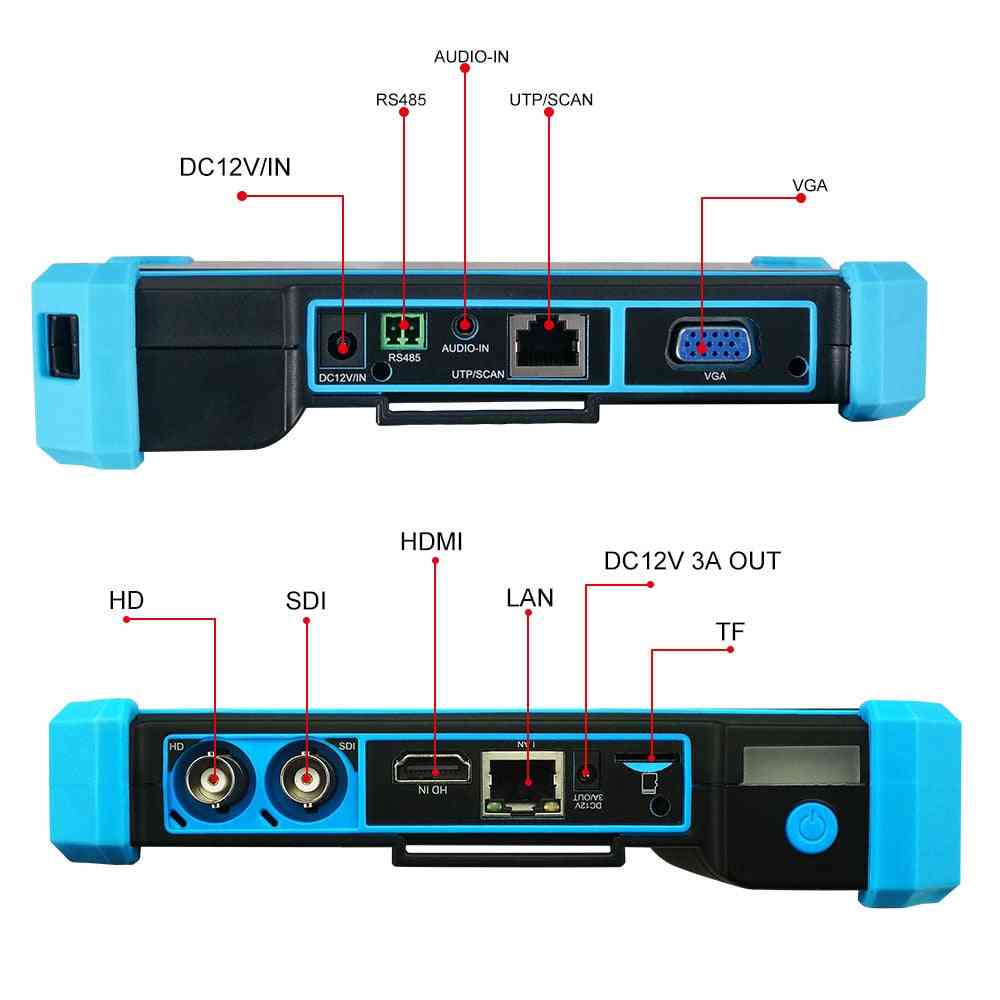8MP- vstup HDMI/ VGA, monitor CCTV monitoru pro kameru IP/ IPC, testery PoE