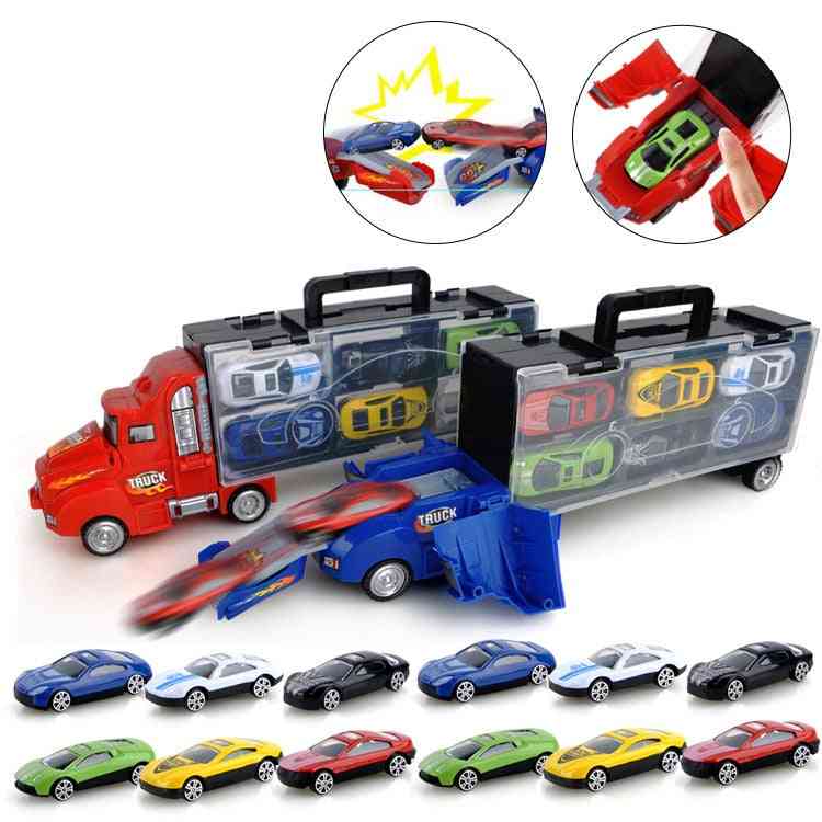 Diecast biler metal model med store lastbiler køretøj legetøj